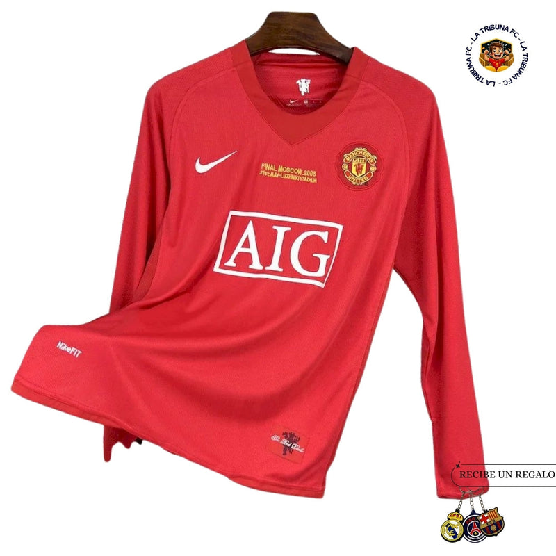 MANCHESTER UNITED I 07/08 (RETRO) MANGA LARGA HOMBRE